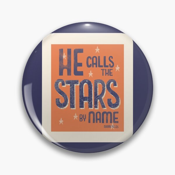 Item preview, He Calls the Stars by Name - Orange designed and sold by Christine Philbrick.