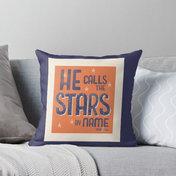 Item preview, He Calls the Stars by Name - Orange designed and sold by Christine Philbrick.