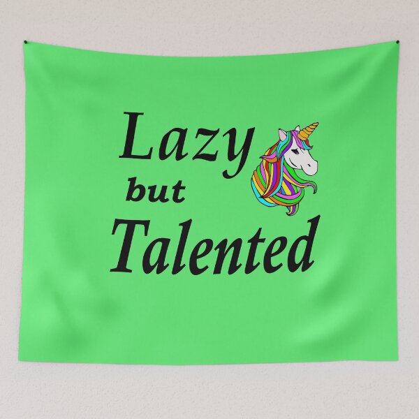 Item preview, Lazy but talented unicorn designed and sold by fil00.