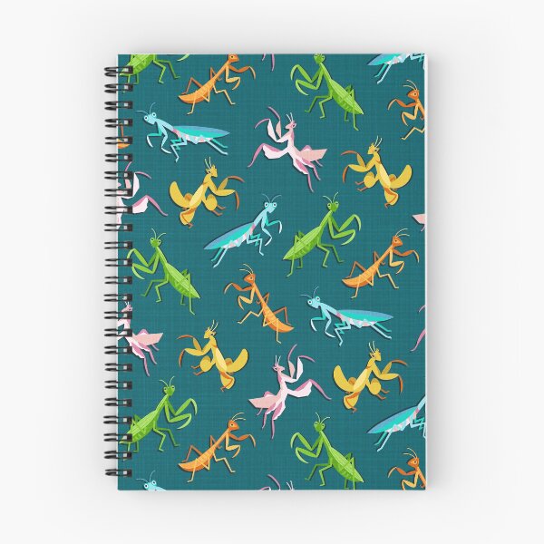 Item preview, A Simple Assortment of Praying Mantises - Teal designed and sold by TigaTiga.