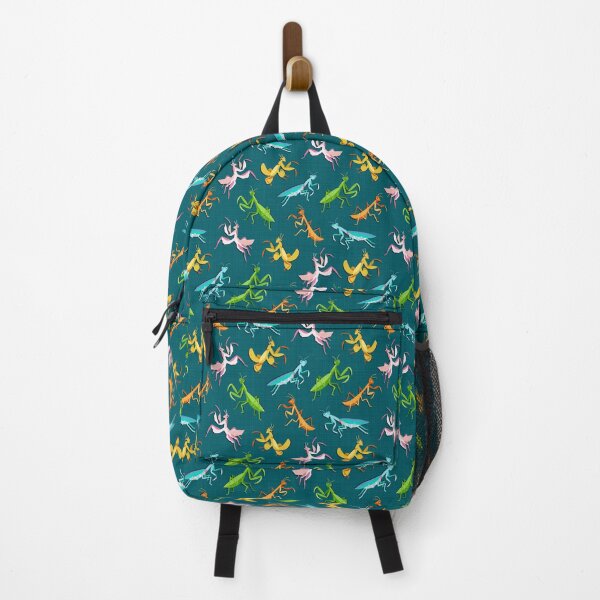 Item preview, A Simple Assortment of Praying Mantises - Teal designed and sold by TigaTiga.