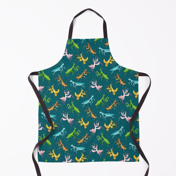 Item preview, A Simple Assortment of Praying Mantises - Teal designed and sold by TigaTiga.