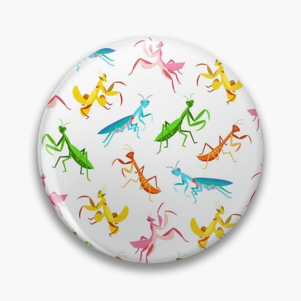 Item preview, A Simple Assortment of Praying Mantises - White designed and sold by TigaTiga.