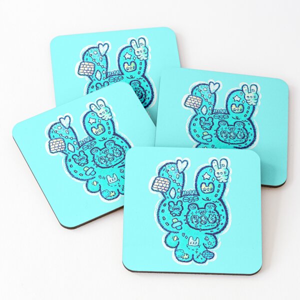 Item preview, hairybeary 10,Peppermint Green Plush Kawaii Japanese Pop Art designed and sold by Ben Ryuki Miyagi Architect.