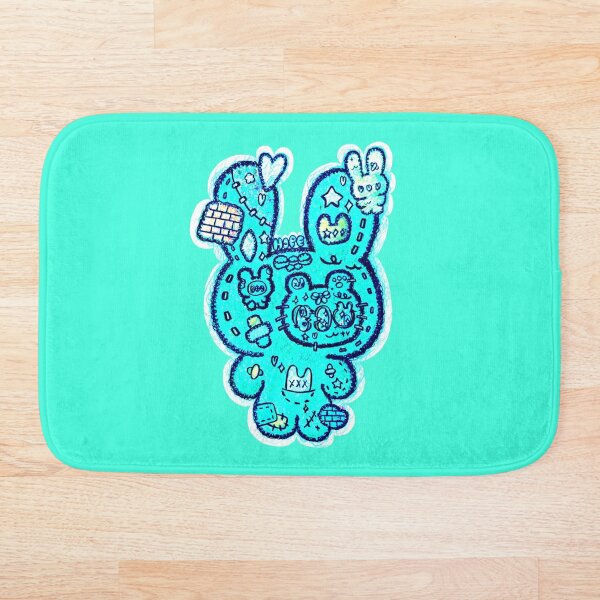 Item preview, hairybeary 10,Peppermint Green Plush Kawaii Japanese Pop Art designed and sold by Ben Ryuki Miyagi Architect.