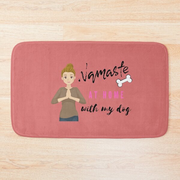 Item preview, namaste at home with my dog designed and sold by cece0518.