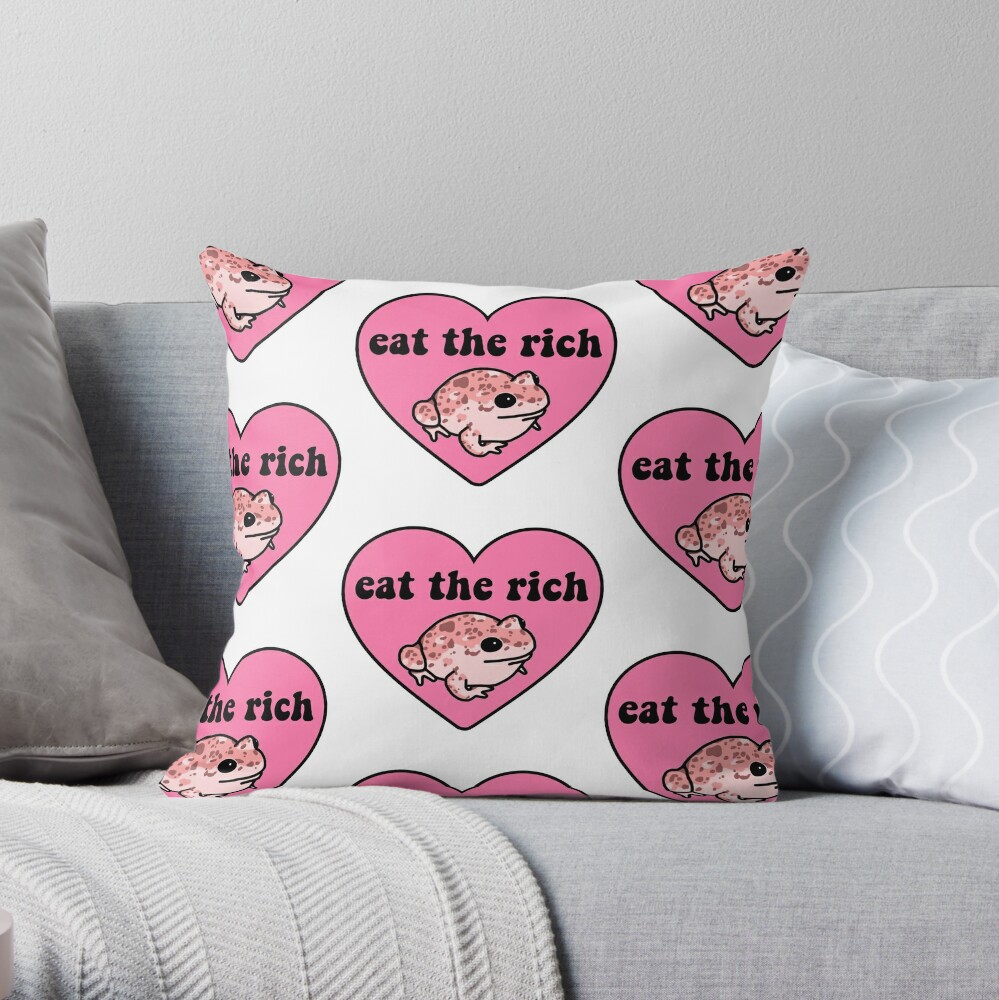 rich frog tooth fairy pillow