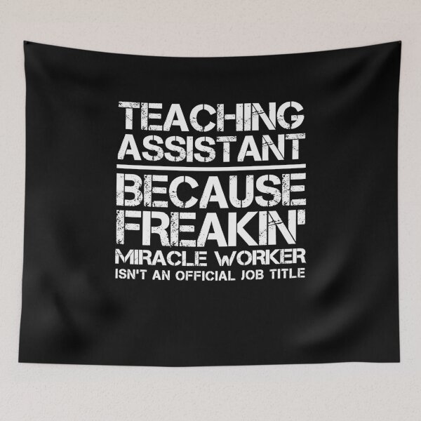 Item preview, Teaching Assistant Miracle Worker designed and sold by clickmostro.
