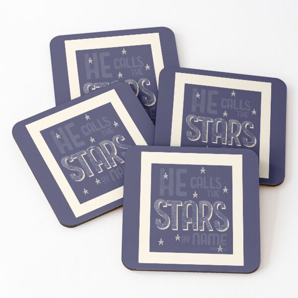 Item preview, He Calls the Stars by Name - Dark Blue designed and sold by Christine Philbrick.