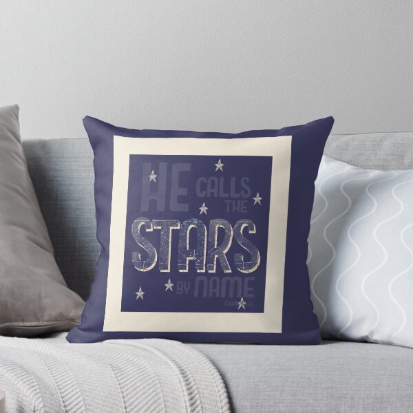 Item preview, He Calls the Stars by Name - Dark Blue designed and sold by Christine Philbrick.