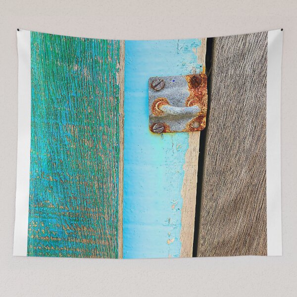 Item preview, weathered old wooden door at the beach designed and sold by Greengardens36.