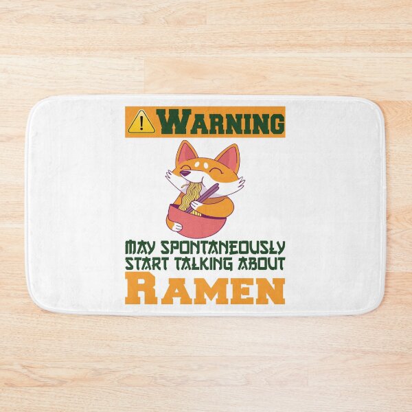 Item preview, Warning May Spontaneously Start Talking About Ramen funny fox cute fox  designed and sold by FreeMood.