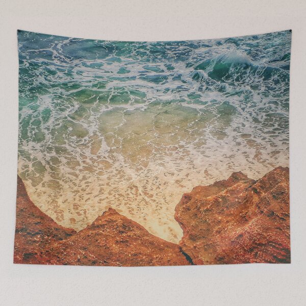 Item preview, Turquoise Ocean at Beach Cliffs Mermaids Pool designed and sold by Beachy.