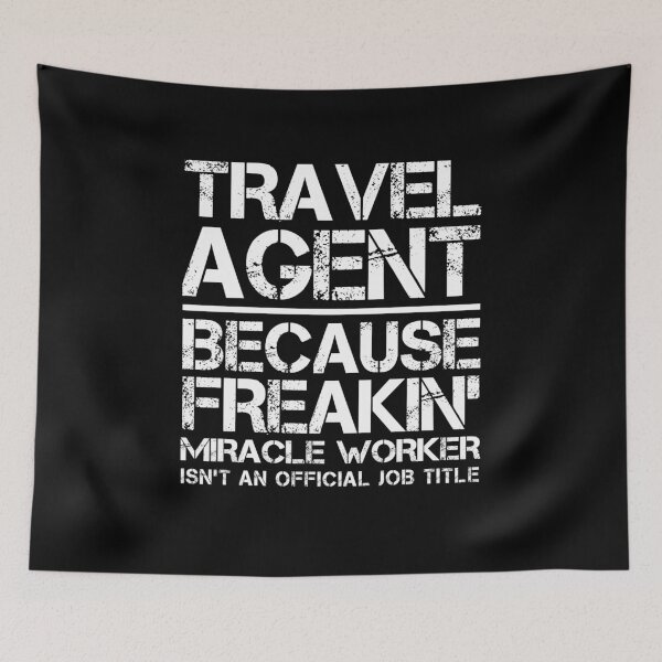 Item preview, Travel Agent Miracle Worker designed and sold by clickmostro.