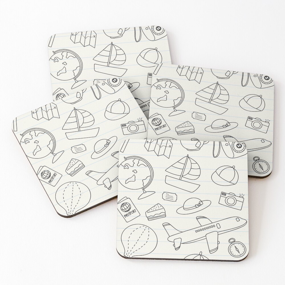 Item preview, Coasters (Set of 4) designed and sold by FladsynnDesigns.