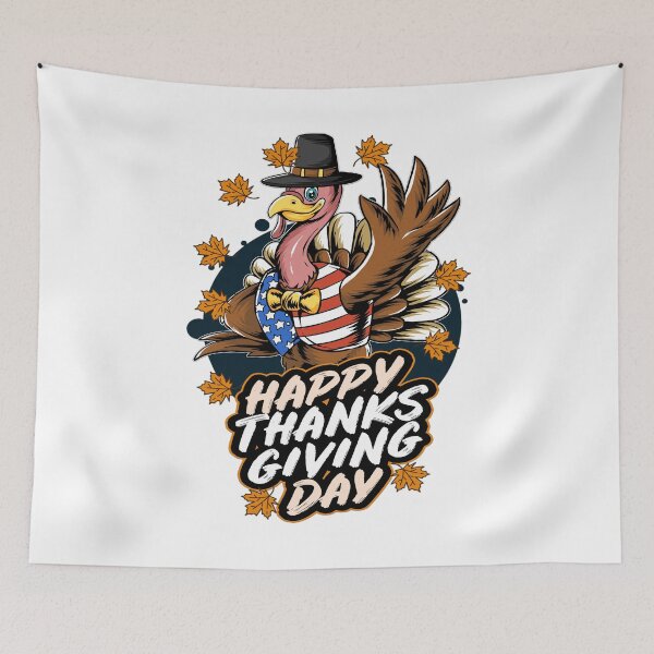 Item preview, Thanksgiving turkey turkey in united states flag designed and sold by king's Outfit.