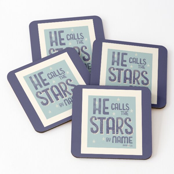 Item preview, He Calls the Stars by Name - Aqua designed and sold by Christine Philbrick.