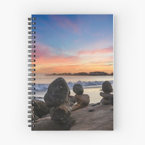 Item preview, Santa Barbara Beach Stacked Rocks CA  designed and sold by Piper-Deals.