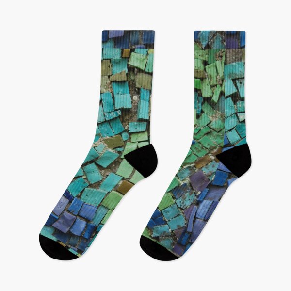 Item preview, Green Mosaic Tiles Pattern designed and sold by CherryDamzel.