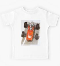 "MONACO GRAND PRIX" Ferrari Auto Race Print Kids Tee