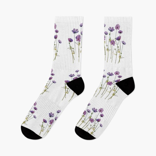 Artikelvorschau, Violette Kosmeen Blumen Aquarell entworfen und verkauft von Pavnud.