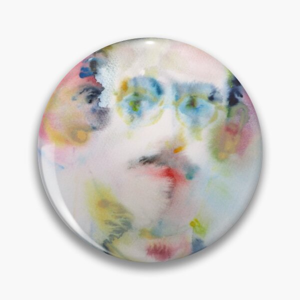 Item preview, JAMES JOYCE - watercolor portrait designed and sold by lautir.