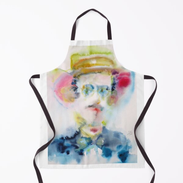 Item preview, JAMES JOYCE - watercolor portrait designed and sold by lautir.