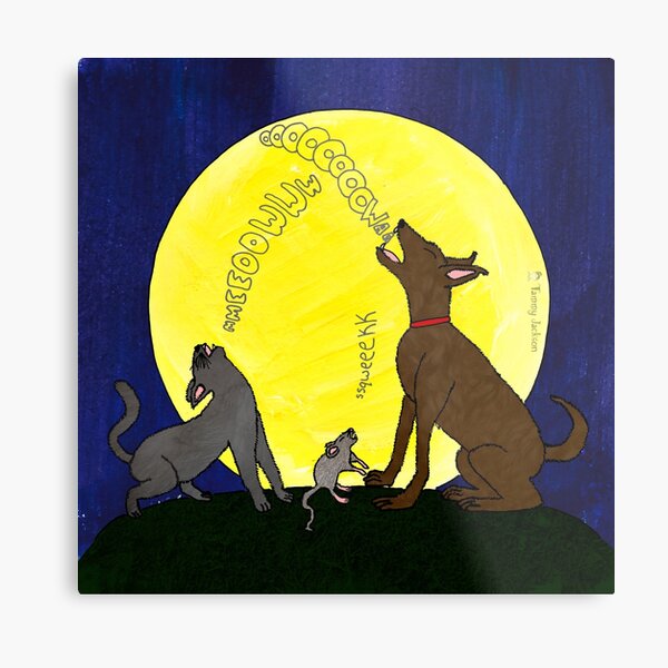 Moon Metal Print