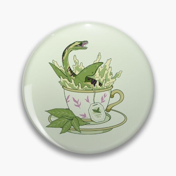 Item preview, Teacup Dinos: Green Tea Plesiosaur designed and sold by evekajander.