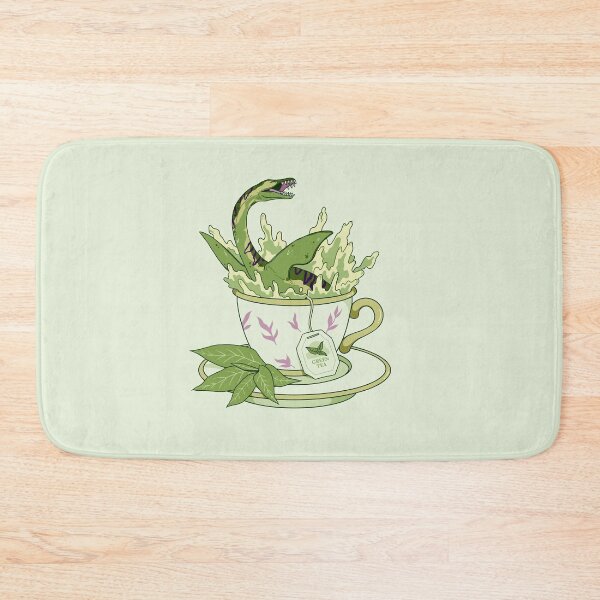 Item preview, Teacup Dinos: Green Tea Plesiosaur designed and sold by evekajander.