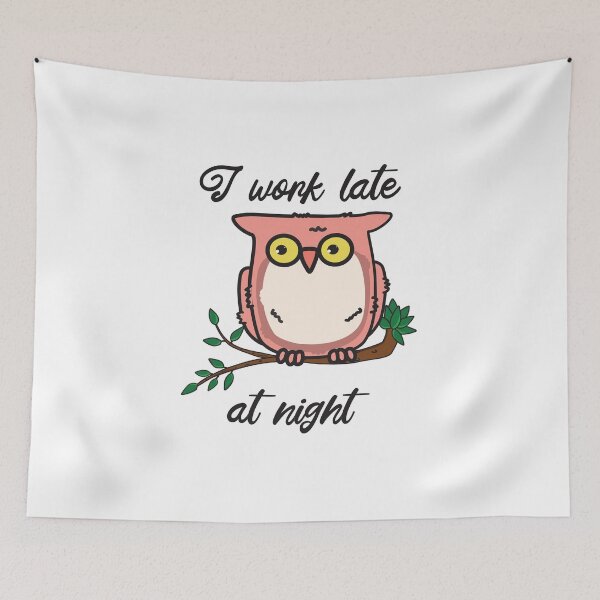 Item preview, I work late at night designed and sold by Innet.