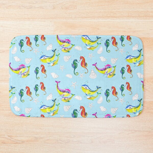 Item preview, Whales and seahorses designed and sold by Design-Arte.