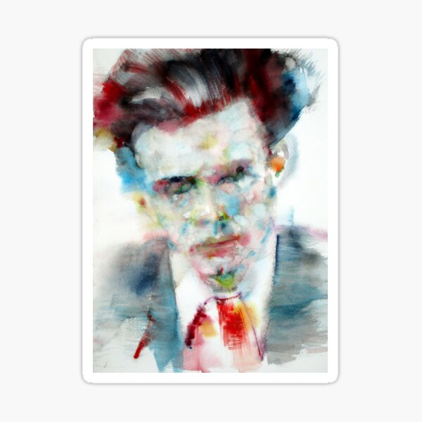 Item preview, ALDOUS HUXLEY - watercolor portrait .2 designed and sold by lautir.