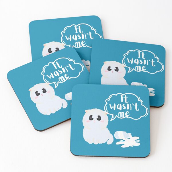Item preview, It wasn't me | cute catitude cat lover sticker designed and sold by Canfy Girl.