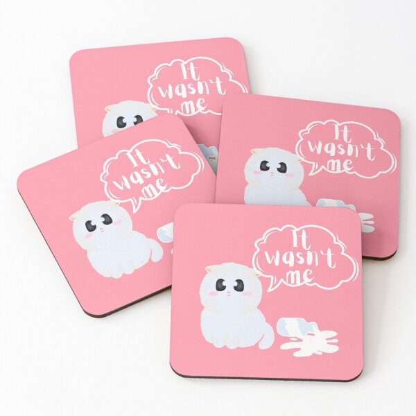 Item preview, It wasn't me | cute catitude cat lover sticker designed and sold by Canfy Girl.