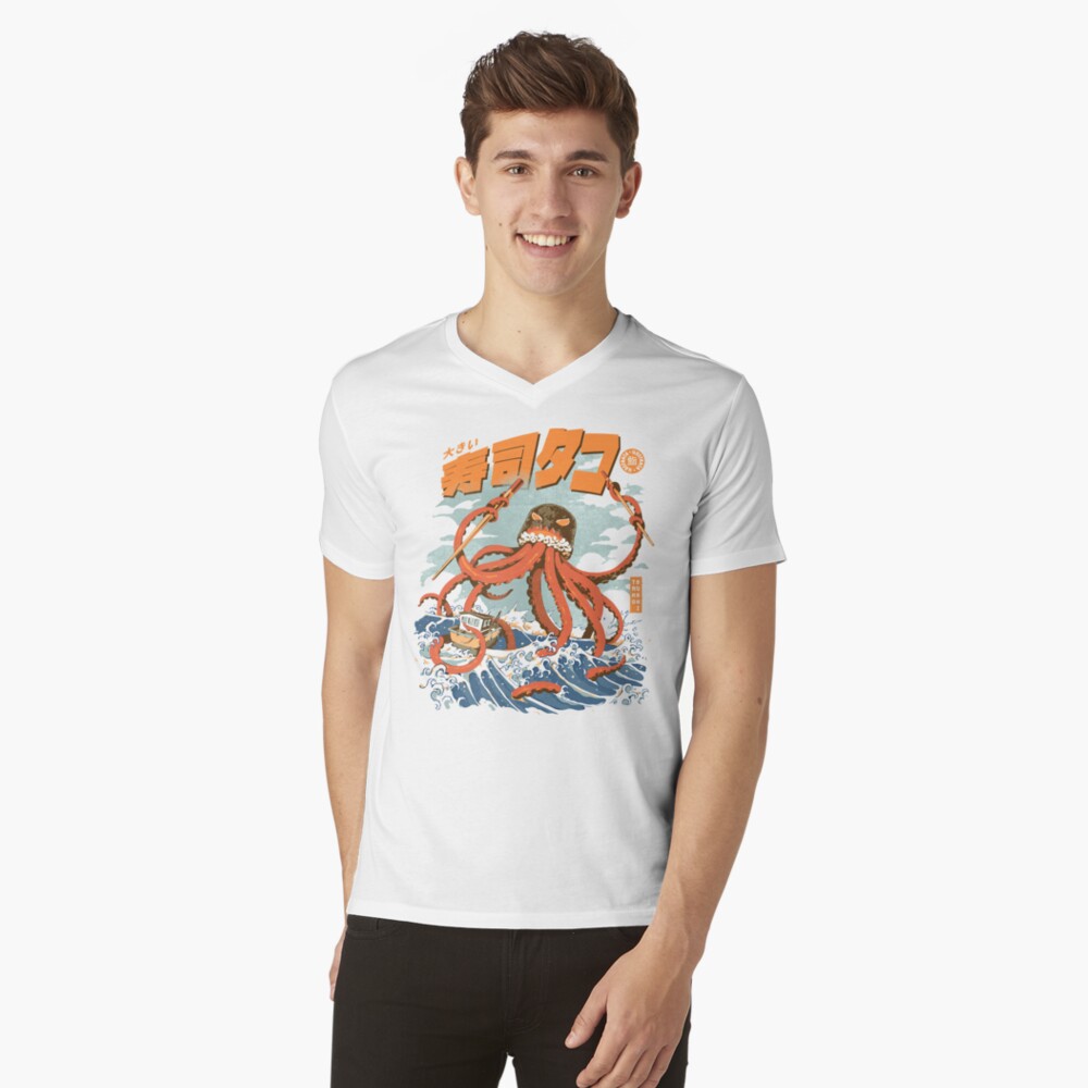 Item preview, V-Neck T-Shirt designed and sold by ilustrata.