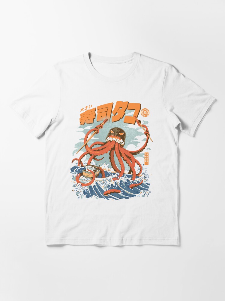 Thumbnail 3 of 7, Essential T-Shirt, The Tako Sushi designed and sold by ilustrata.