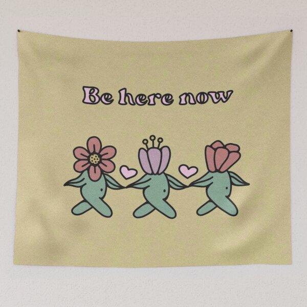 Item preview, Be here now sticker designed and sold by youvgotmailco.