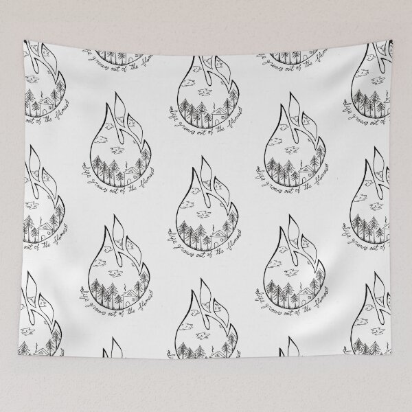 Item preview, Life Grows out of Flames by Shoshan designed and sold by EsterKarenAida.