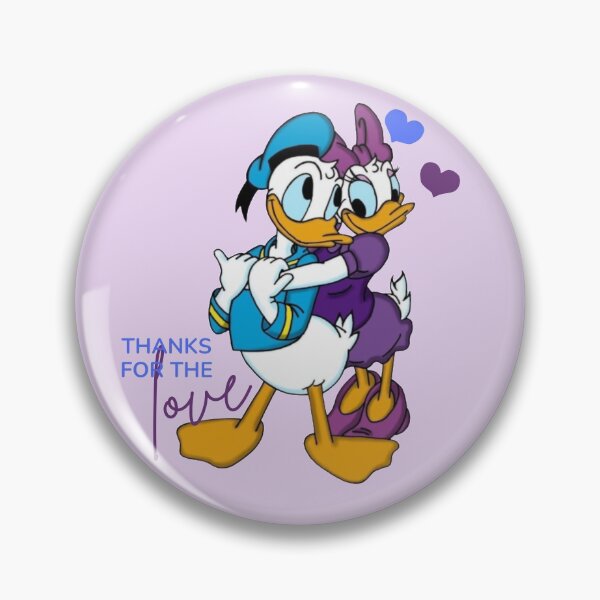 Item preview, Thanks for the love. Daisy and donald duck designed and sold by soniaaseguin.