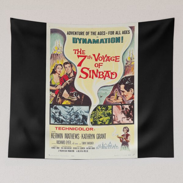 Item preview, The 7th Voyage of Sinbad movie poster  designed and sold by beachcamper.