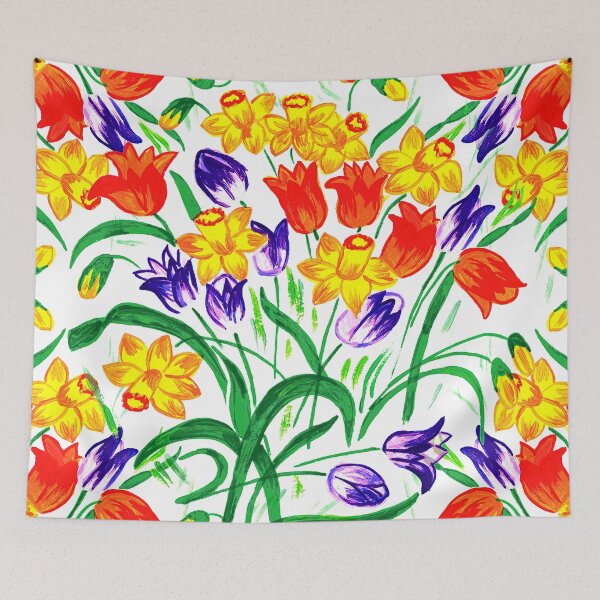 Item preview, Spring Flowers Background designed and sold by Irina Polyanskaya.