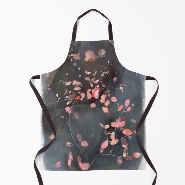 Item preview, Red leaves on ground designed and sold by Rebecca Landmér.