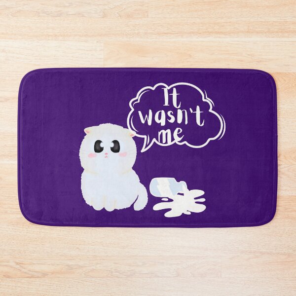 Item preview,  It wasn't me | cute catitude cat lover sticker designed and sold by Canfy Girl.