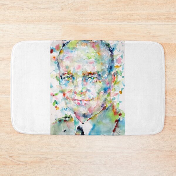 Item preview, DWIGHT D. EISENHOWER - watercolor portrait designed and sold by lautir.