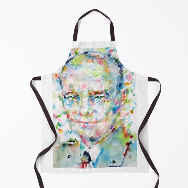 Item preview, DWIGHT D. EISENHOWER - watercolor portrait designed and sold by lautir.