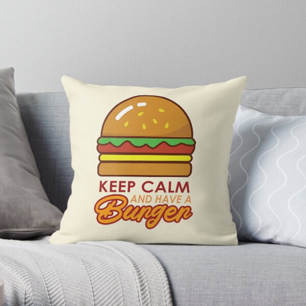 Kissen Kissenbezuge Chicken Burger Redbubble