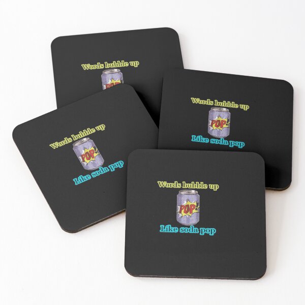 Item preview, words bubble up like soda pop designed and sold by Mariocii.