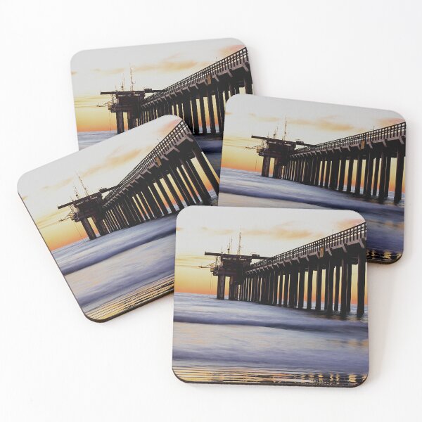 Item preview, San Diego Beach Pier CA Evening Sunset  designed and sold by Piper-Deals.