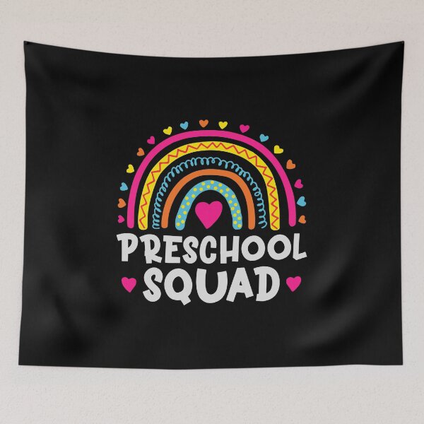 Item preview, rainbow back to school preschool squad designed and sold by Urlan.